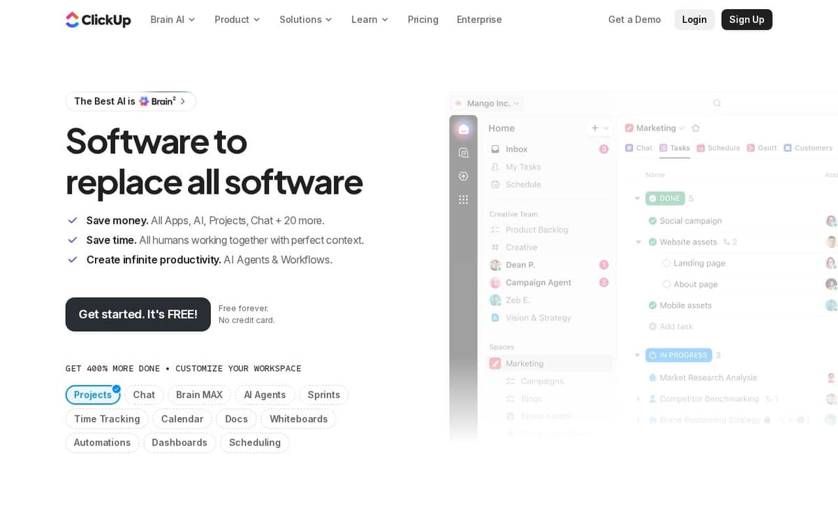 ClickUp preview
