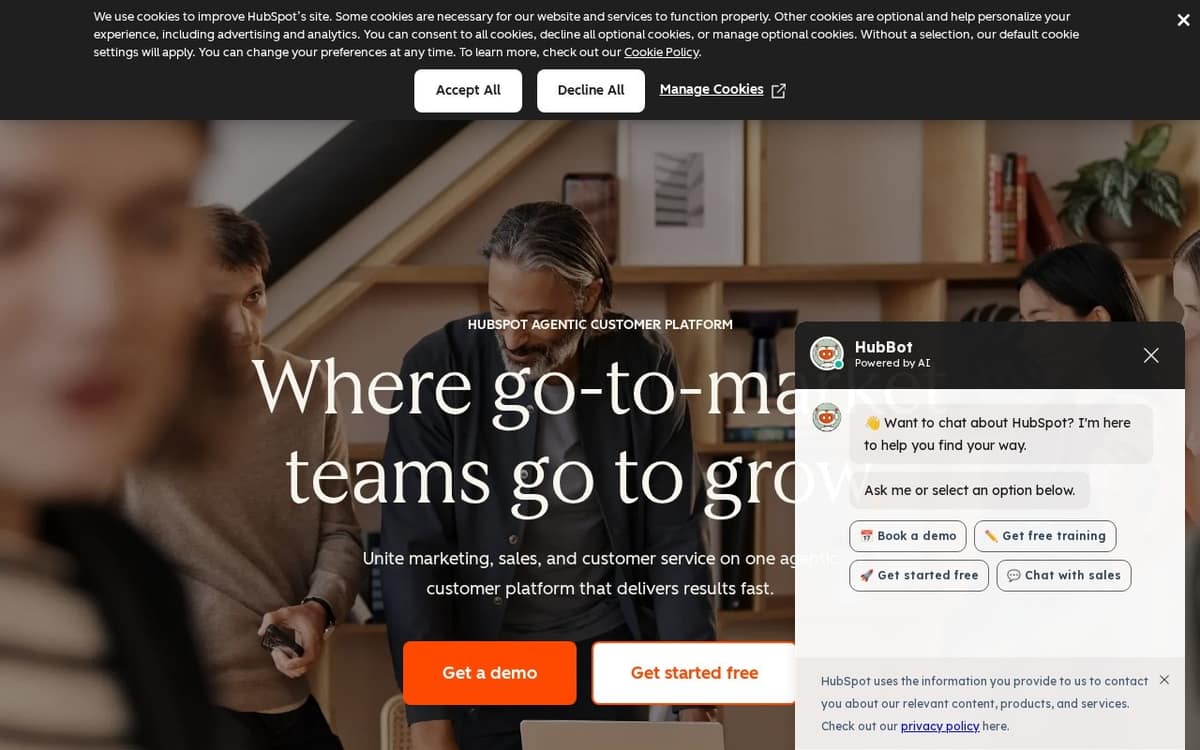 HubSpot preview
