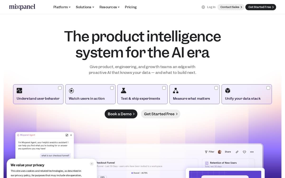 Mixpanel preview