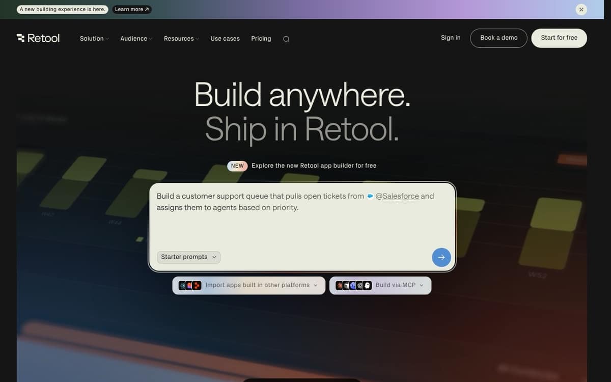 Retool preview