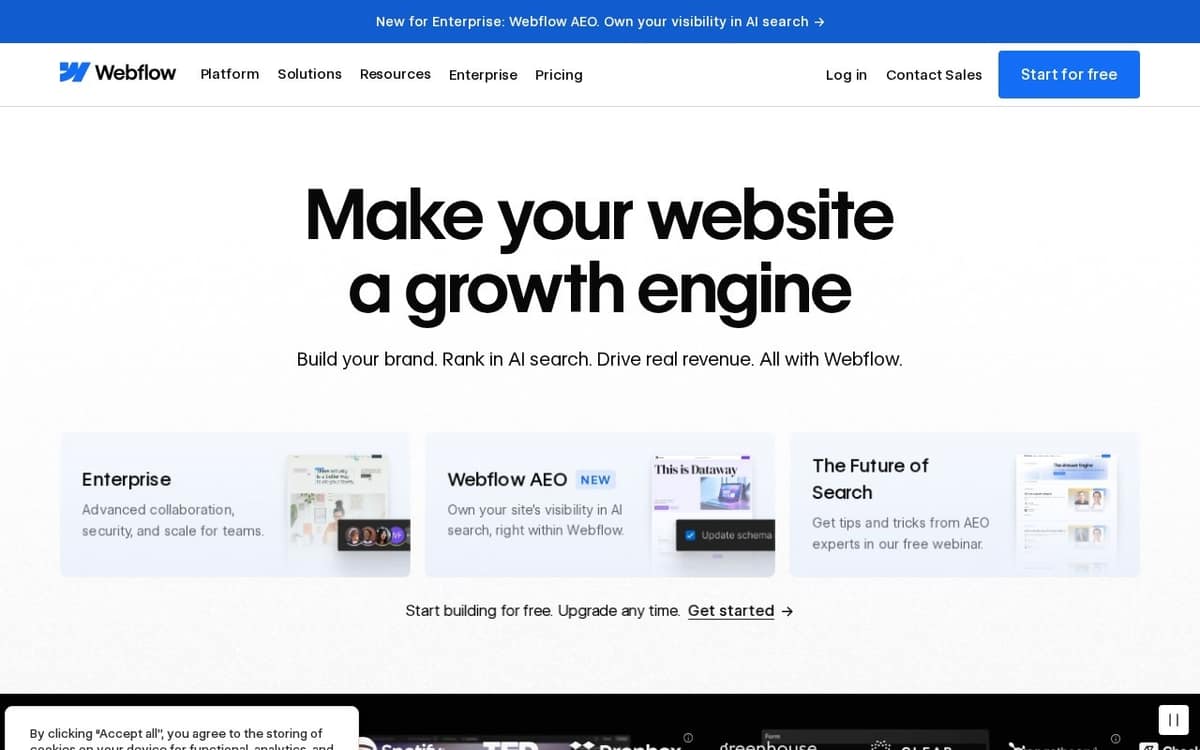 Webflow preview